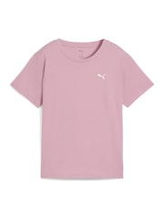 Puma Pink Wardrobe Essentials Womens Comfort T-Shirt - Image 4 of 5
