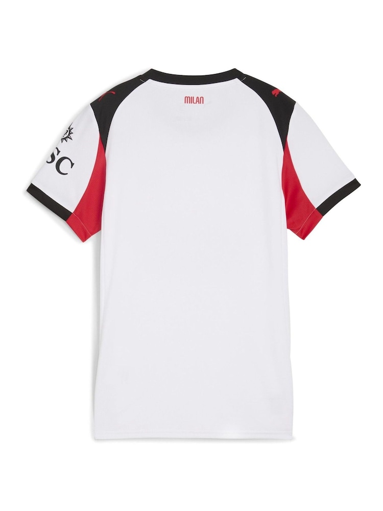 Puma White AC Milan 25/26 Womens Away Jersey - Image 7 of 7