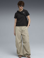 Puma Black Wardrobe Essentials Womens Comfort T-Shirt - Image 3 of 5