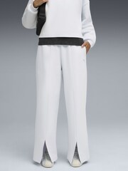Puma Grey Wardrobe Essentials Womens Relaxed Trousers - Image 1 of 5
