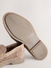 Stone Suede Weave Tassel Loafers - Image 5 of 5
