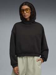 Puma Black Wardrobe Essentials Womens Oversized Hoodie - Image 1 of 5