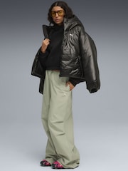 Puma Black Wardrobe Essentials Womens Oversized Hoodie - Image 3 of 5
