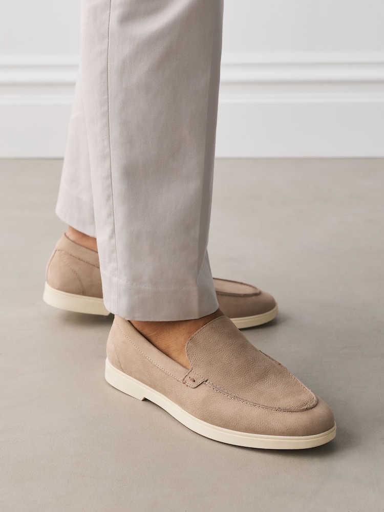 Grey Suede Loafers - Image 2 of 2