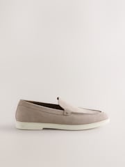 Grey Suede Loafers - Image 4 of 7