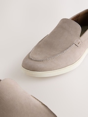 Grey Suede Loafers - Image 6 of 7