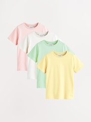 Clarks Multi 4 Pack T-Shirts - Image 1 of 1