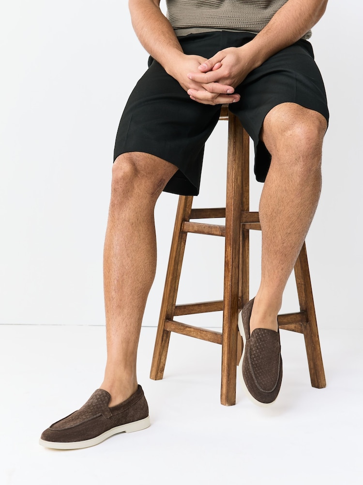 Brown Suede Loafers - Image 2 of 9