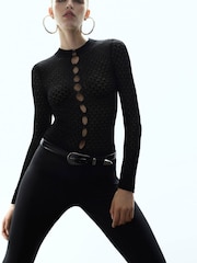 Mango Black Reina Sweater - Image 1 of 6