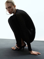 Mango Black Reina Sweater - Image 3 of 6