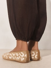 Leopard N.Premium Hand Beaded Ballet Flats - Image 3 of 5