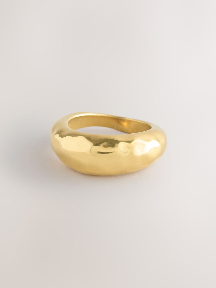 Ton de auriu - Stainless Steel Waterproof Domed Ring - Imaginea 1 din 3