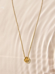 Goldfarben - Wasserdichte Edelstahl-Pebble-Halskette - Bild 1 von 4