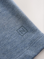 Navy Blue Soft Touch Lightweight T-Shirt and Shorts Set - Image 6 of 6