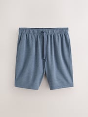 Bleumarin albastru - Soft Touch Lightweight T-Shirt and Shorts Set - Imaginea 9 din 12