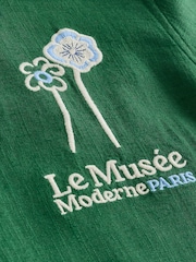 Green Back Print Short Sleeve Shirts - Image 9 of 9