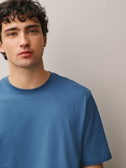 Blue Eid Check Short Sleeve Pyjamas Set - Image 4 of 6