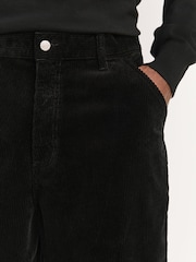 Carhartt WIP Black Simple Corduroy Trousers - Image 5 of 6