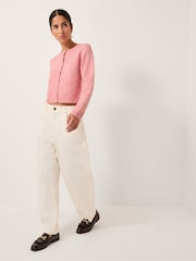 Monsoon Pink Sera Scallop Cardigan - Image 4 of 4