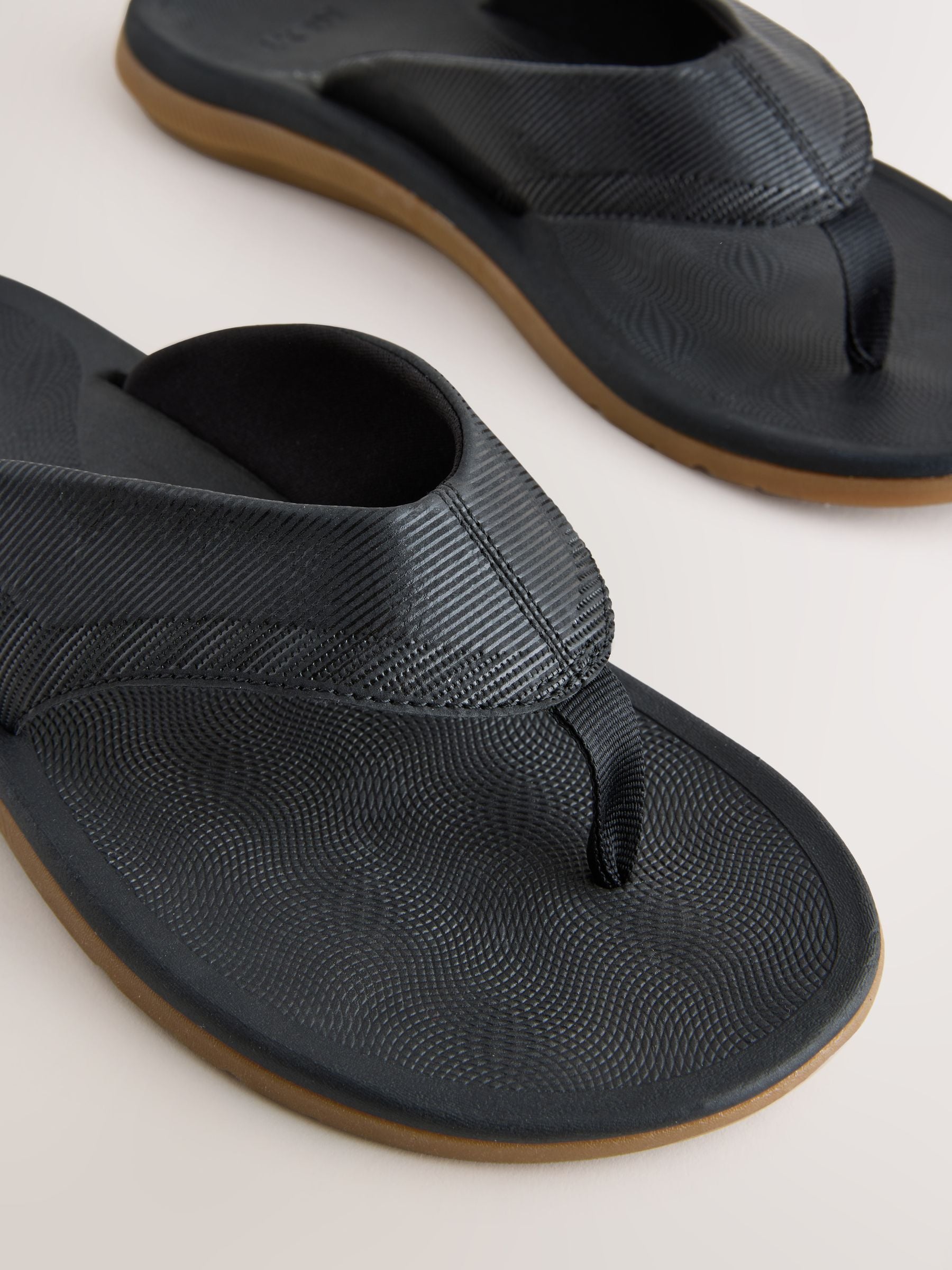 Buy Black Flip Flops from Next USA