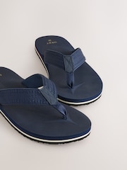 Navy Sporty EVA Flip Flops - Image 3 of 5