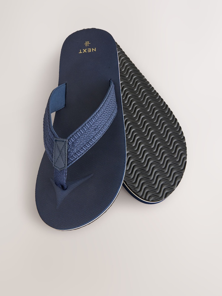 Navy Sporty EVA Flip Flops - Image 5 of 5
