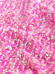 Pink Sequin Mini Skirt - Image 2 of 3