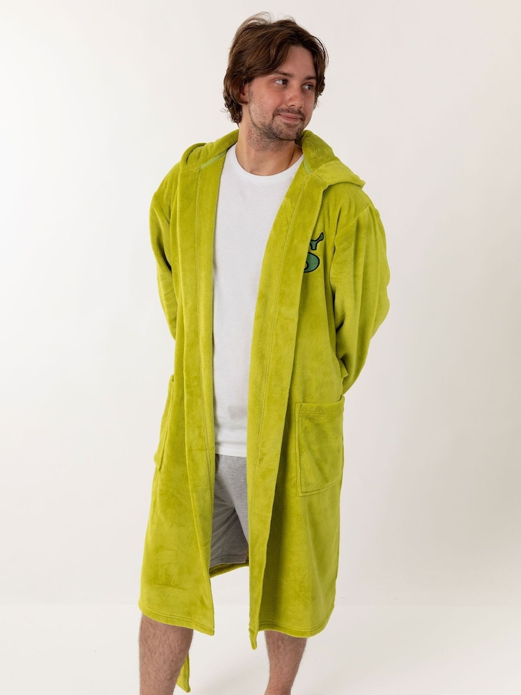 Vanilla Underground Green Shrek Hooded Bath Robe - Image 1 of 6