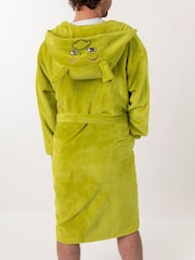 Vanilla Underground Green Shrek Hooded Bath Robe - Image 3 of 6