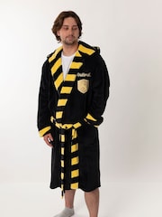 Vanilla Underground Harry Potter Hufflepuff Hooded Bathrobe - Bild 1 von 6