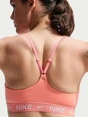 Purpurinis palaimos koralas - Nike Indy Light Support reguliuojamo aukščio sportinė liemenėlė - 5 paveikslėlis iš 5
