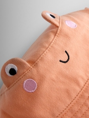 JoJo Maman Bébé Orange Crab Novelty Bucket Hat - Image 3 of 3