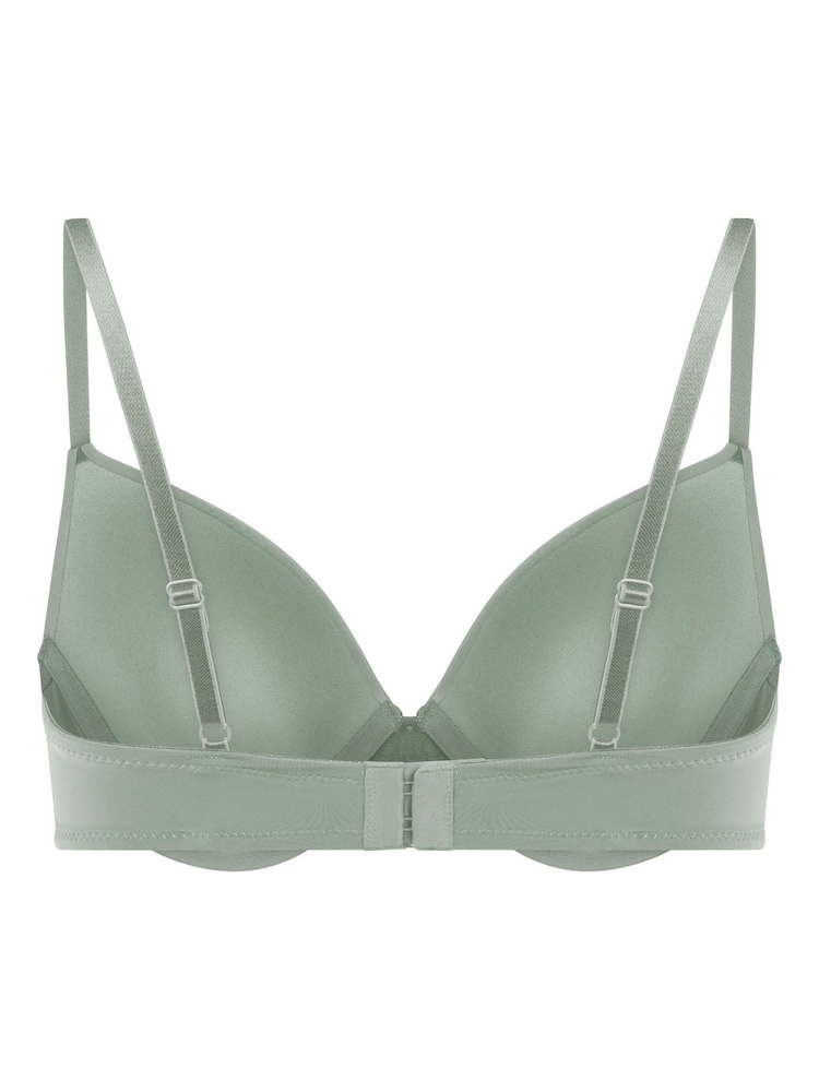 Hunkemoller Green Plunge Padded Underwired Bra - Image 5 of 5 Hunkemoller Green Plunge Padded Underwired Bra - Image 5 of 5
