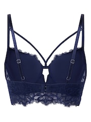 Hunkemöller Blue Isabella Padded Underwired Longline Bra - صورة 5 من 5