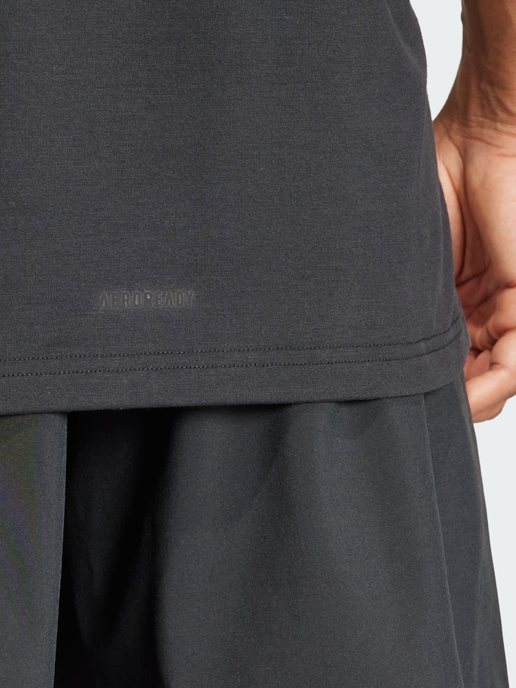 adidas Black Designed for Training Workout T-Shirt - Image 4 of 4