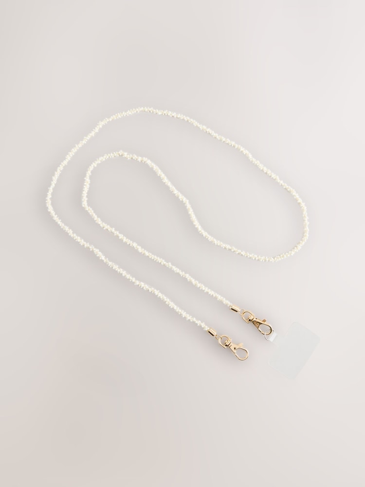 Ivory Pearl Effect - حزام الهاتف حول الجسم - صورة 1 من 3