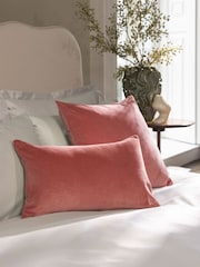 Christy Garnet Jaipur Velvet Filled Cushion - Image 1 of 3