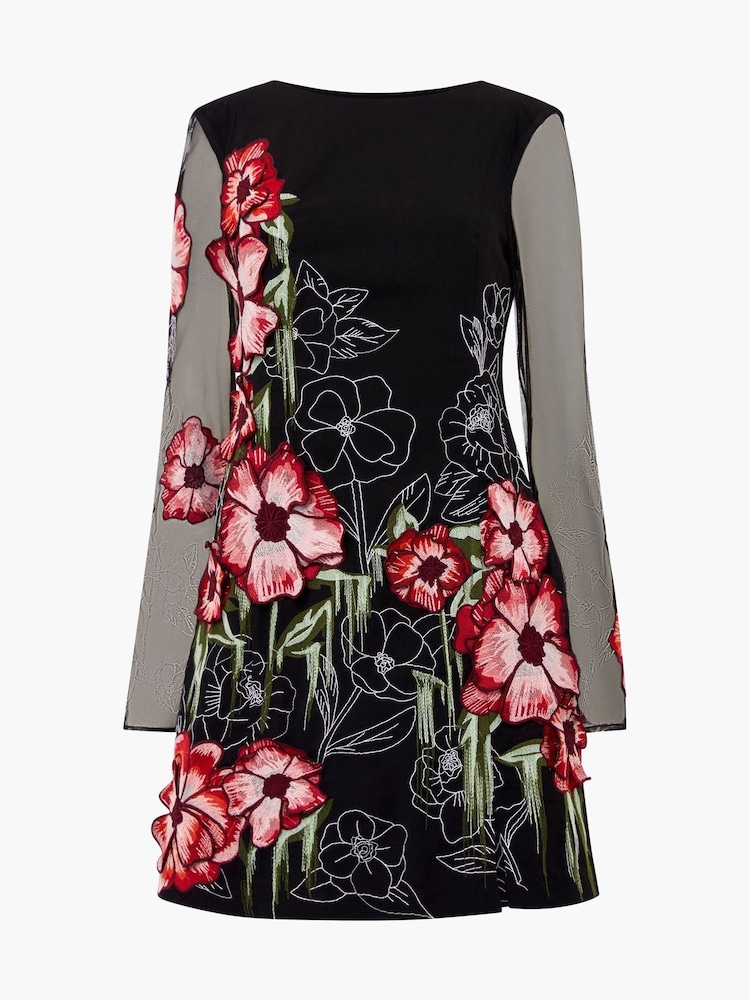 French Connection Black Astrida Crepe Bkmu Dress - Image 5 of 5 French Connection Black Astrida Crepe Bkmu Dress - Image 5 of 5