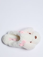 Boux Avenue Dog Borg White Mules - Image 4 of 5