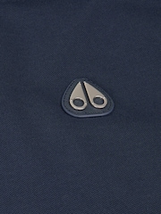 Moose Knuckles Blue Everett Short Sleeve Logo Polo Shirt - Image 5 of 5