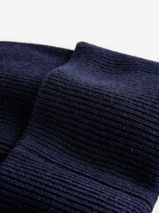 Moose Knuckles Blue Large Logo Beanie - Image 5 of 5