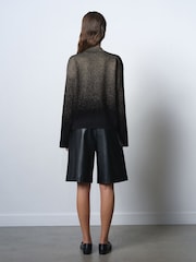 French Connection Kady Glitter Ombre Jumper - Imagen 2 de 5