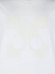 Moose Knuckles White Finchley Short Sleeve Logo T-Shirt - Image 6 of 6