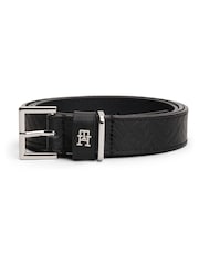 Tommy Hilfiger Black Monogram Belt - Image 1 of 3