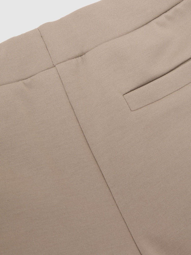 Reiss Stone Premier Premium Interlock Drawstring Joggers - Image 4 of 4