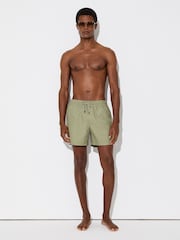 Reiss Sage Green Orient Geometric-Print Swim Shorts - Image 3 of 6