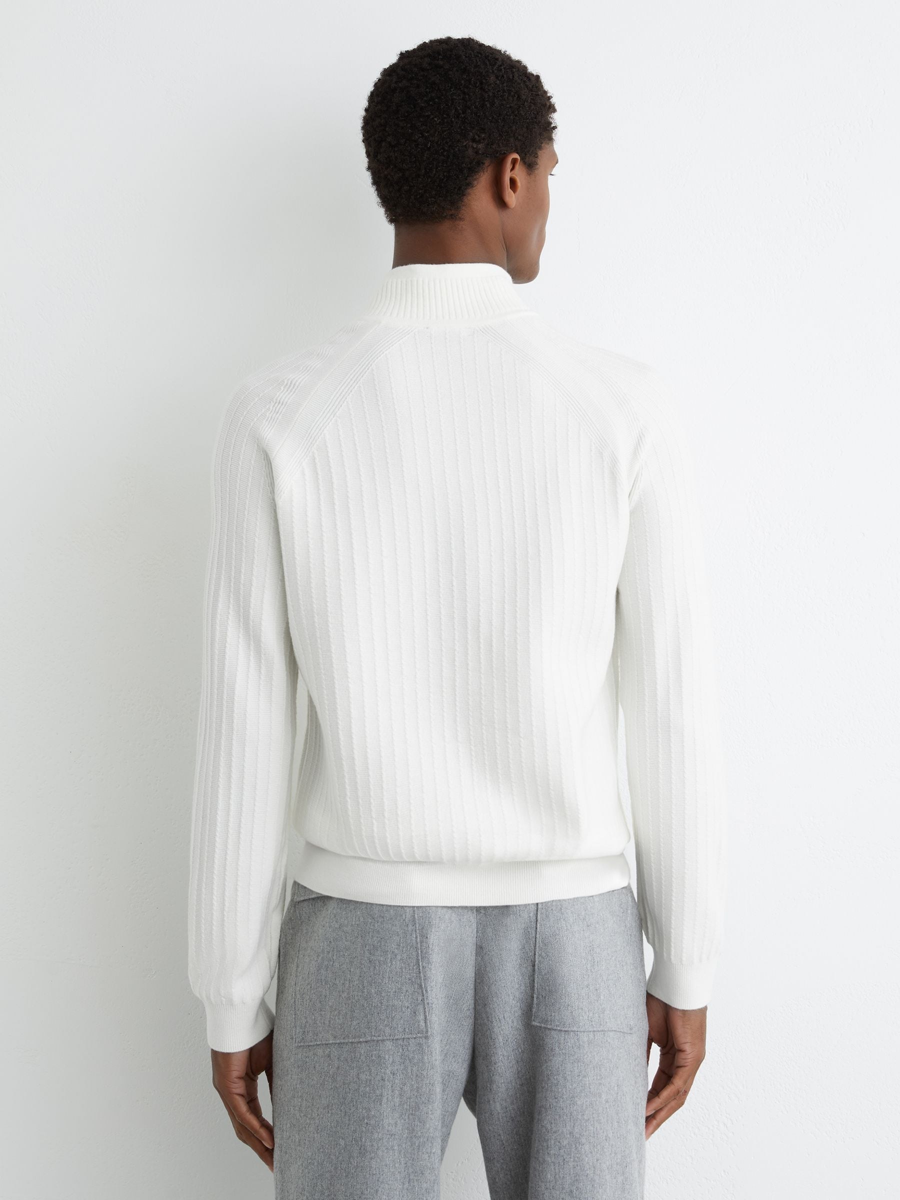 Comprar Branco - Suéter Reiss Aldershot de malha texturizada com