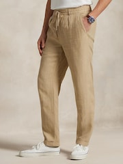 Polo Ralph Lauren Classic Khaki Prepster Linen Trousers - Image 1 of 6