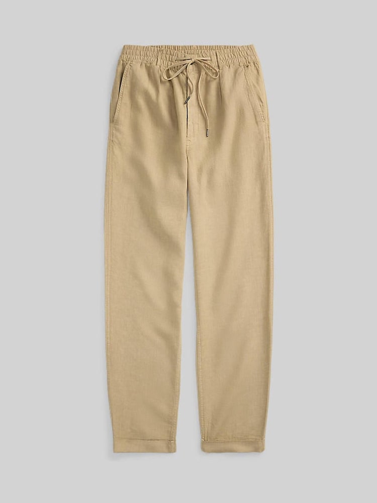 Polo Ralph Lauren Classic Khaki Prepster Linen Trousers - Image 6 of 6