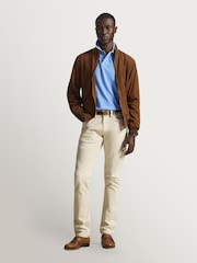 Polo Ralph Lauren Blue Lagoon Custom Fit Pique Polo Shirt - Image 3 of 4